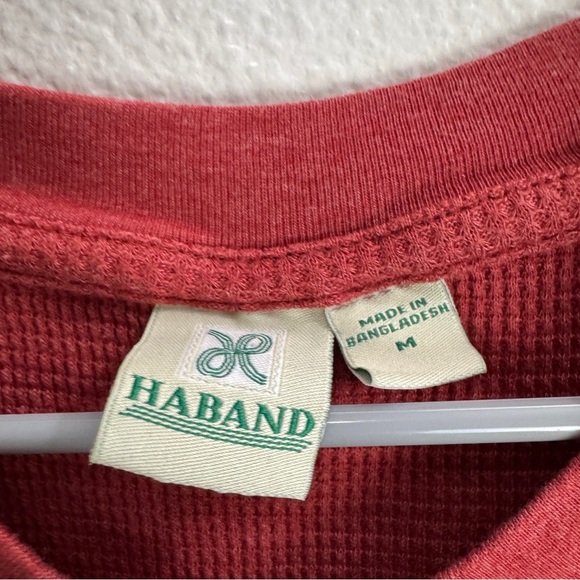 Haband Vintage Thermal Long Sleeve Shirt Size Medium - Picture 3 of 7